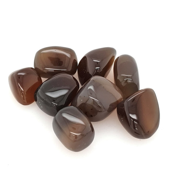 Honey Chalcedony Tumbled Stones - Polished Natural 25mm Healing Gemstones for Calm and Reiki