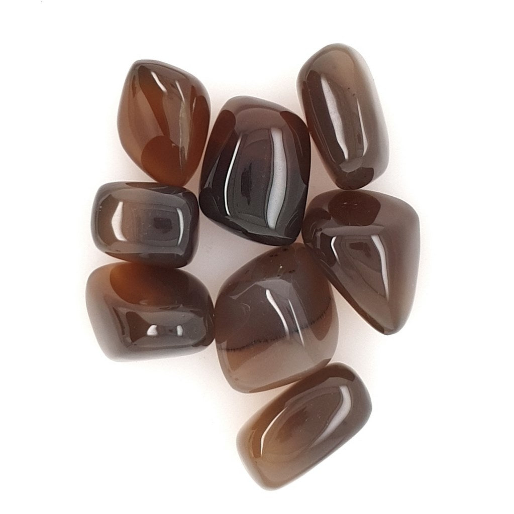 Honey Chalcedony Tumbled Stones - Polished Natural 25mm Healing Gemstones for Calm and Reiki