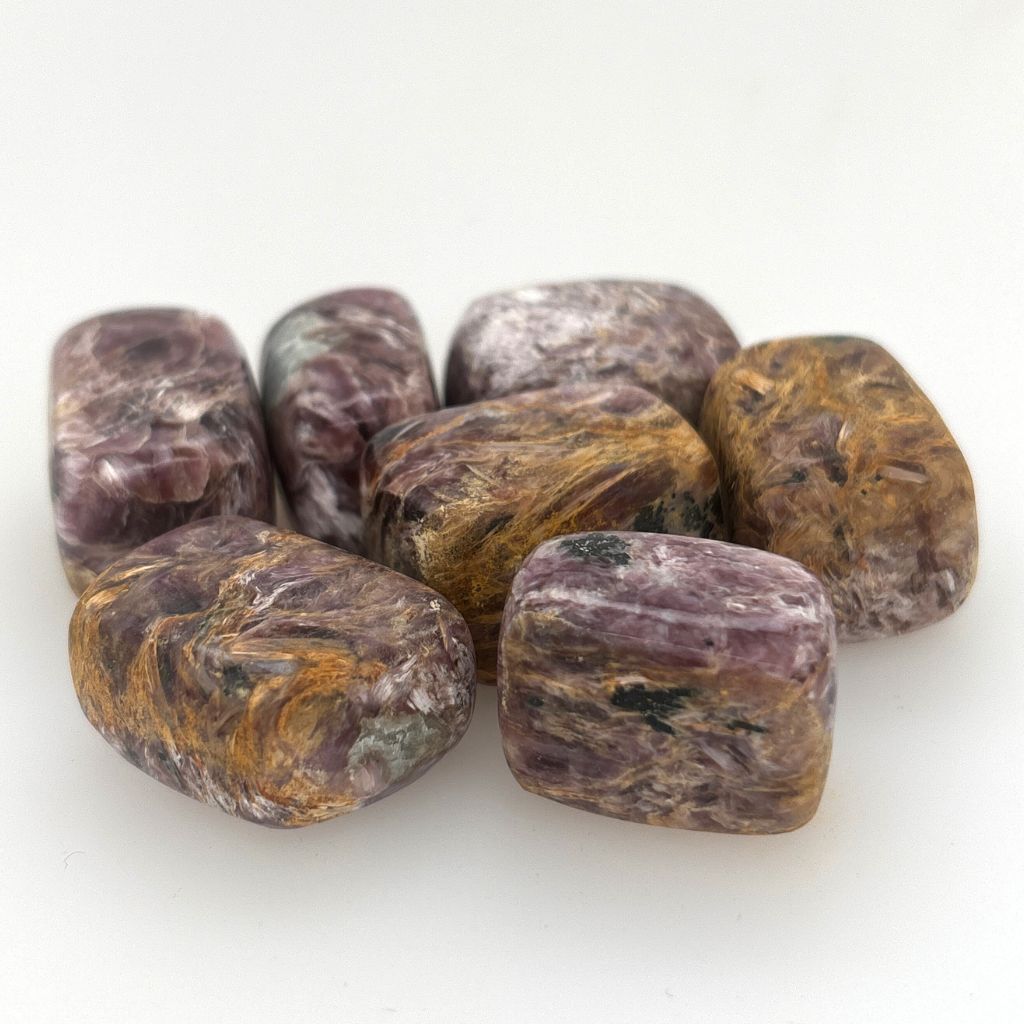 charoite tumble stones