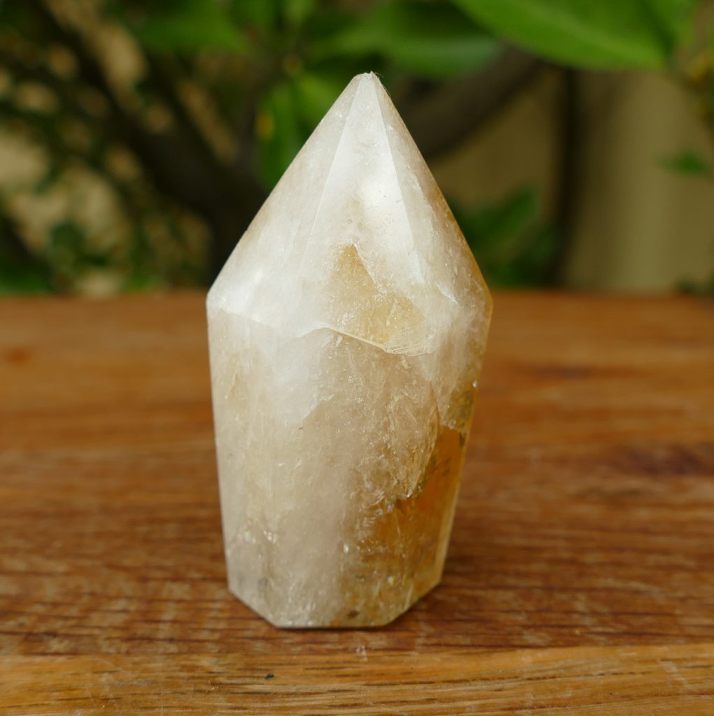 citrine baked polished point