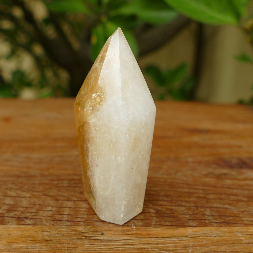 citrine baked polished point
