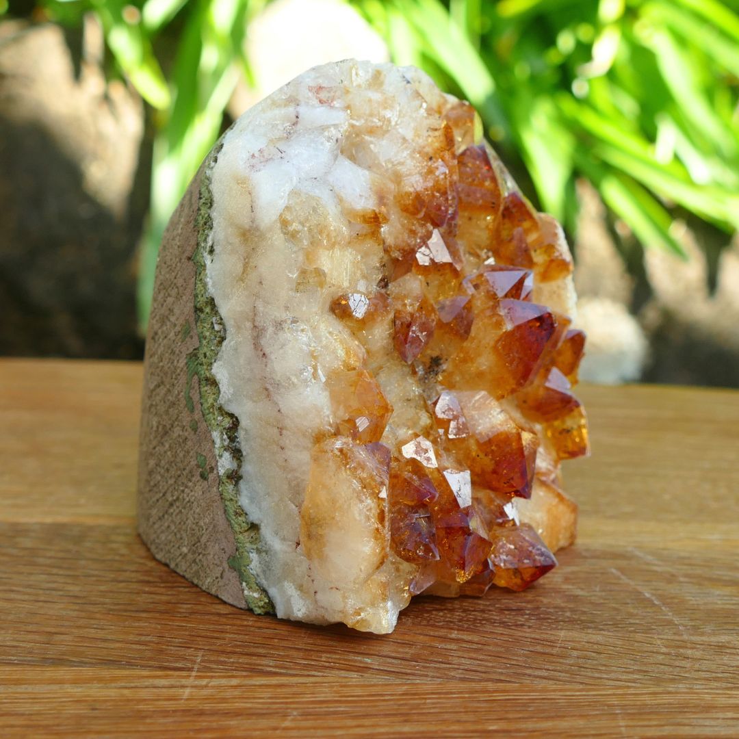Large Citrine Crystal Cluster 813g | Standing Citrine Display
