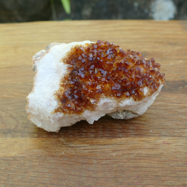 Citrine Cluster 318grams- Natural Raw Crystal for Meditation, Spiritual Home Decor, and Energy Work