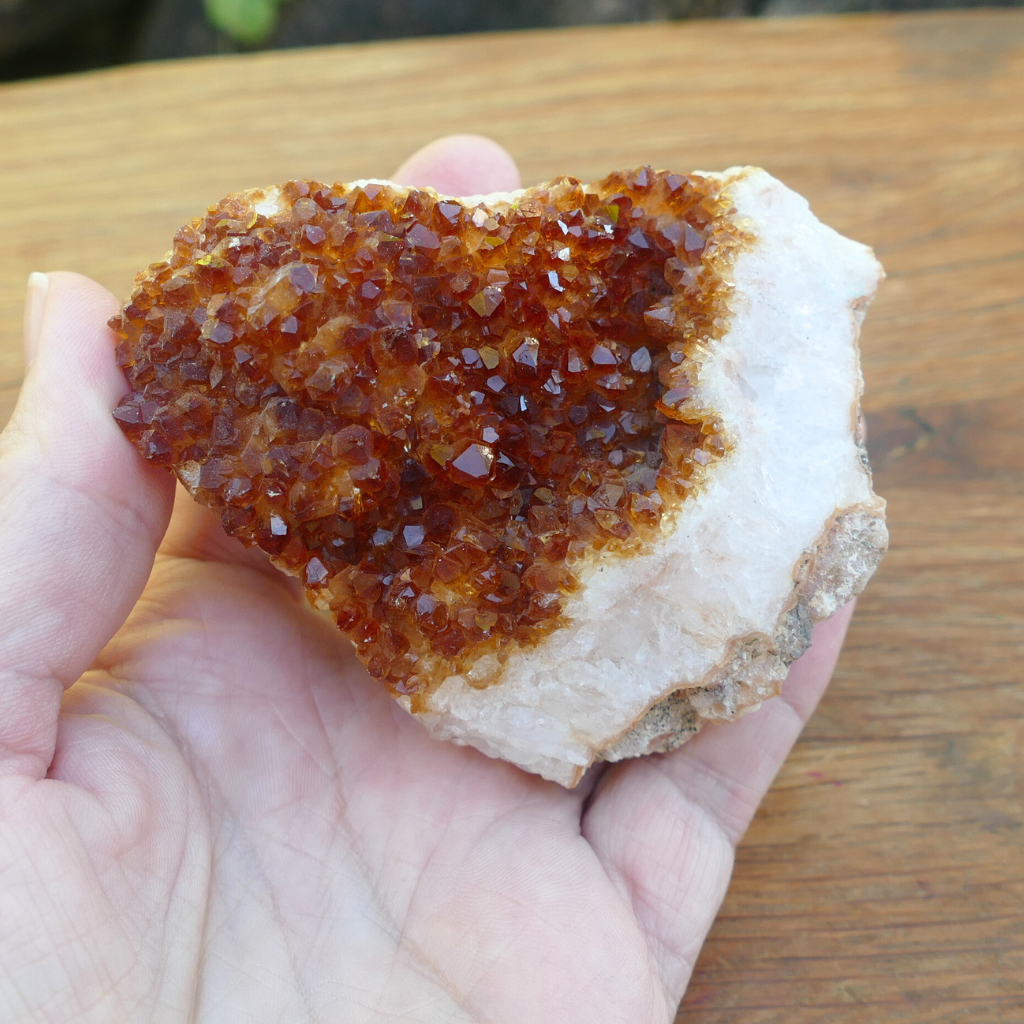 Citrine Cluster - Natural Raw Crystal for Meditation, Spiritual Home Decor, and Energy Work