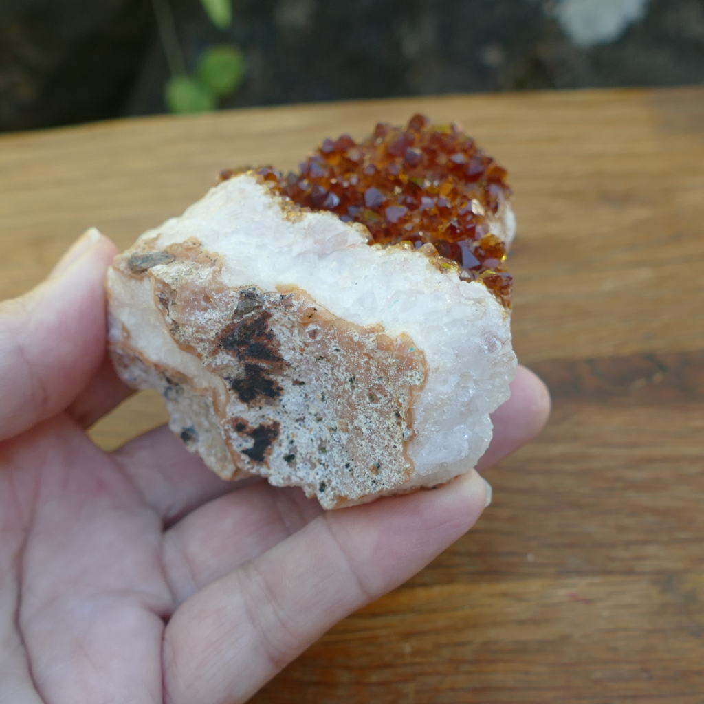 Citrine Cluster - Natural Raw Crystal for Meditation, Spiritual Home Decor, and Energy Work
