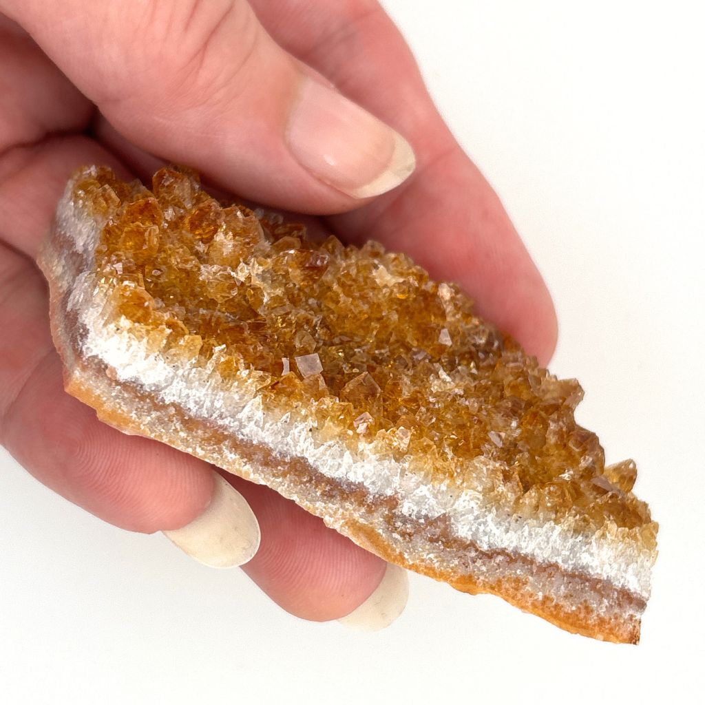 citrine crystal cluster