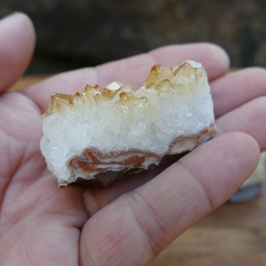 5 pack small citrine clusters