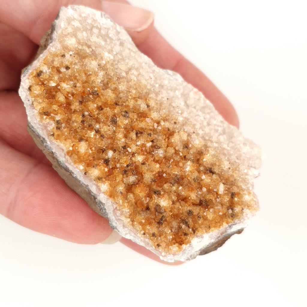 citrine crystal cluster