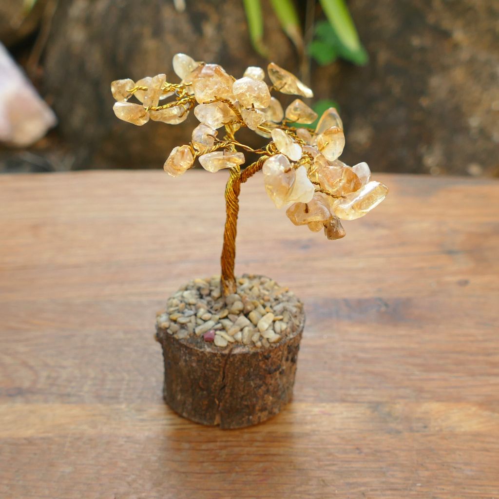 citrine crystal gem tree