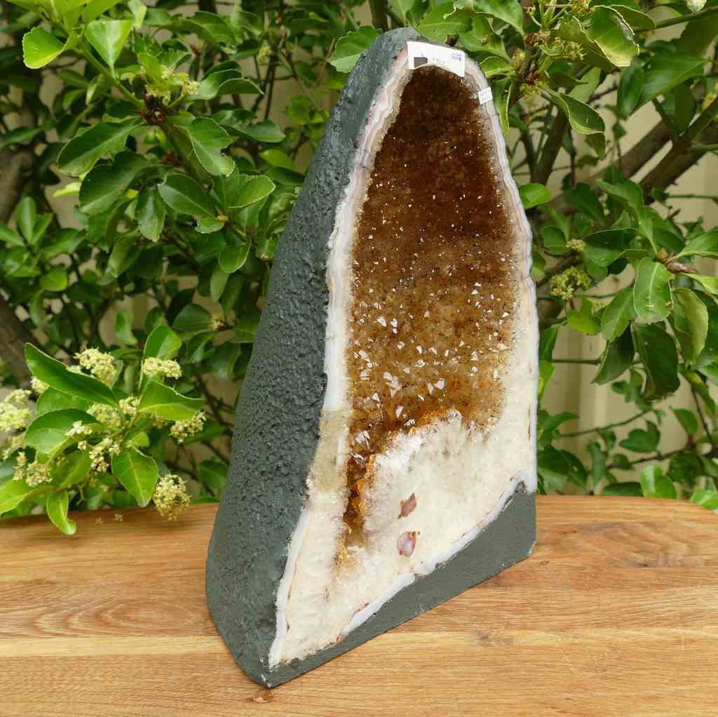 citrine crystal geode cave