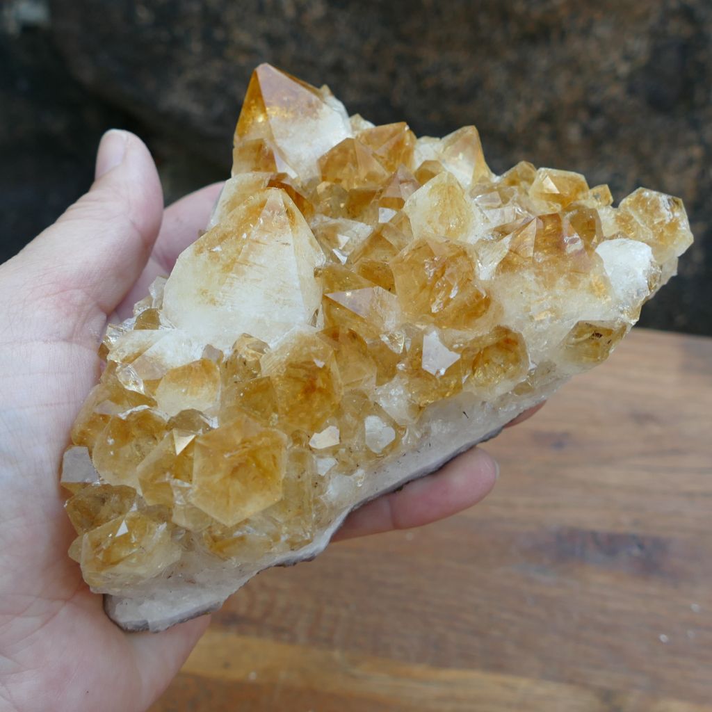 citrine Crystal cluster