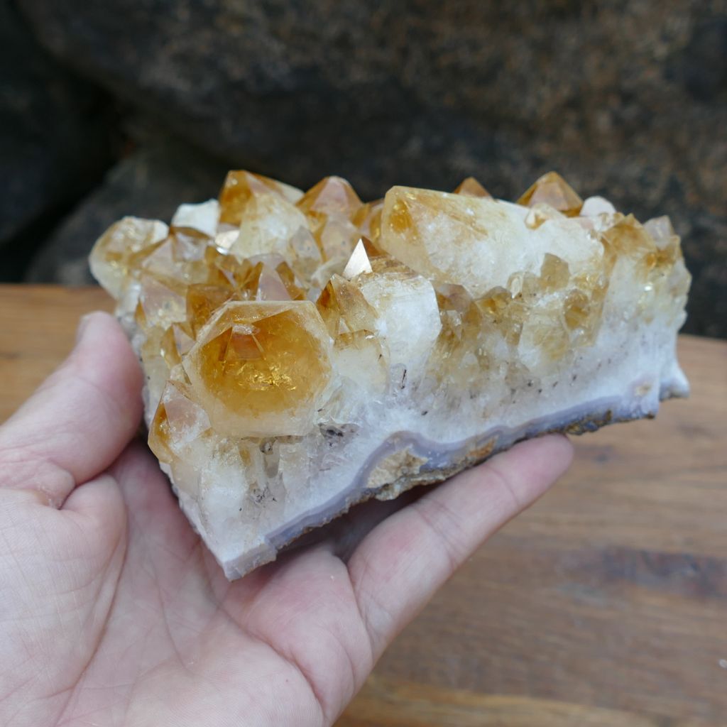 citrine Crystal cluster