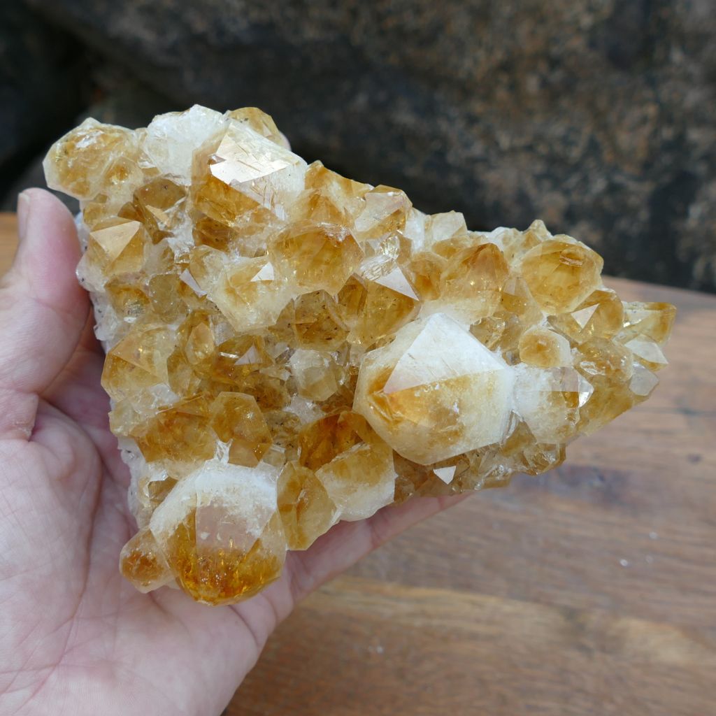 citrine Crystal cluster