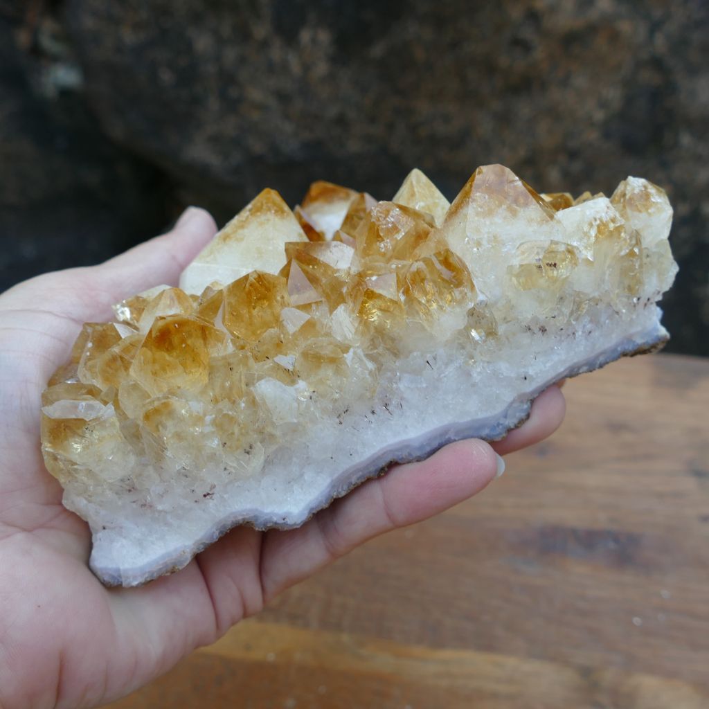citrine Crystal cluster