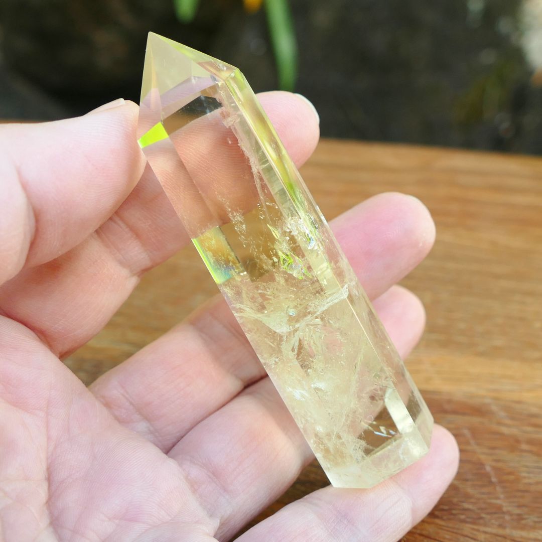 Natural Citrine Crystal Polished Point 