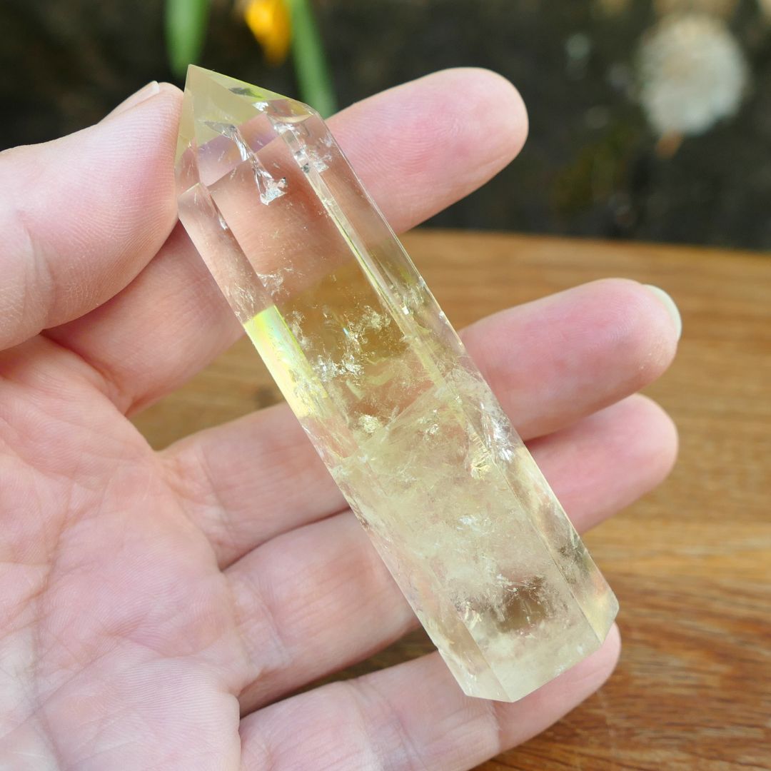 Natural Citrine Crystal Polished Point 