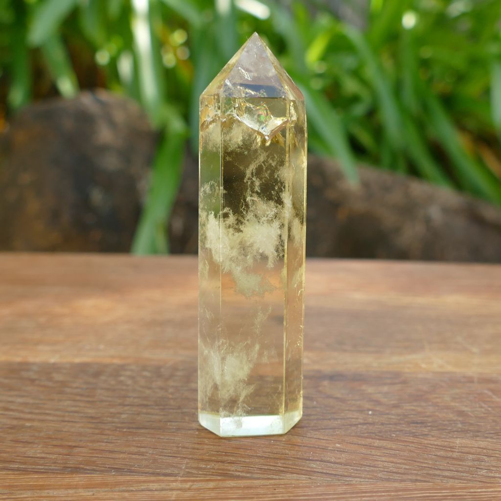 Natural Citrine Crystal Polished Point - 69grams
