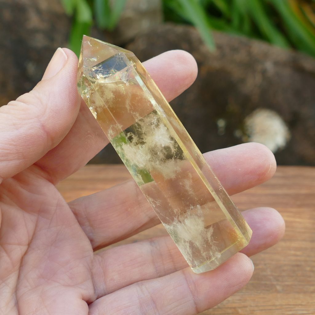 Natural Citrine Crystal Polished Point - 69grams