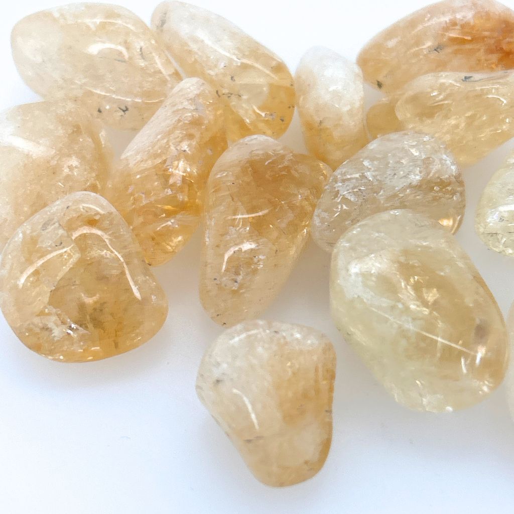 Tumbled Citrine Stones | Polished Citrine Crystal Gemstones