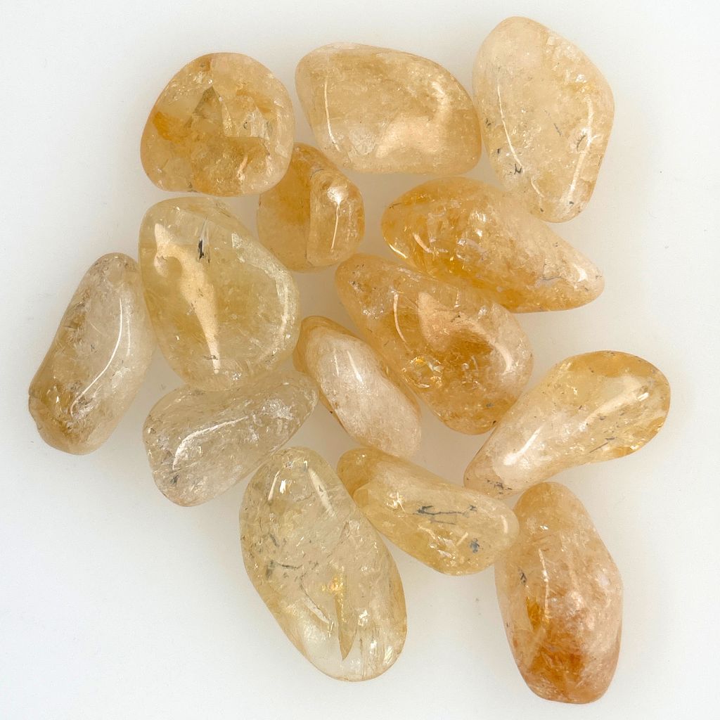 Tumbled Citrine Stones | Polished Citrine Crystal Gemstones