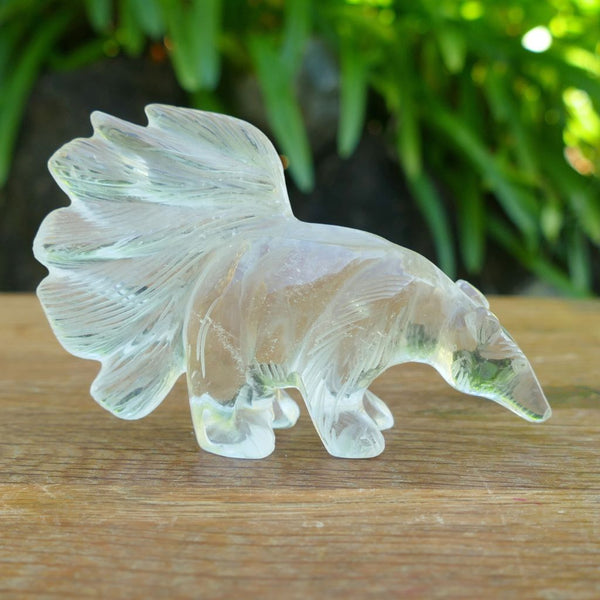 Clear Quartz Anteater Carving