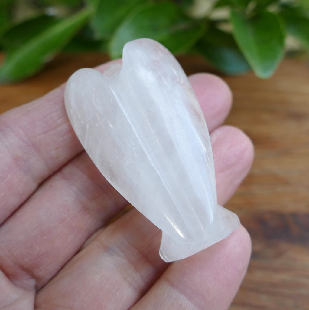 clear quartz crystal angel