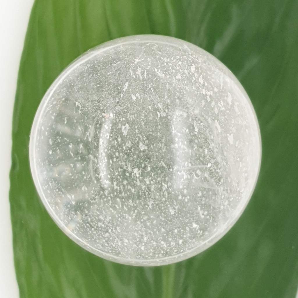 clear quartz crystal sphere
