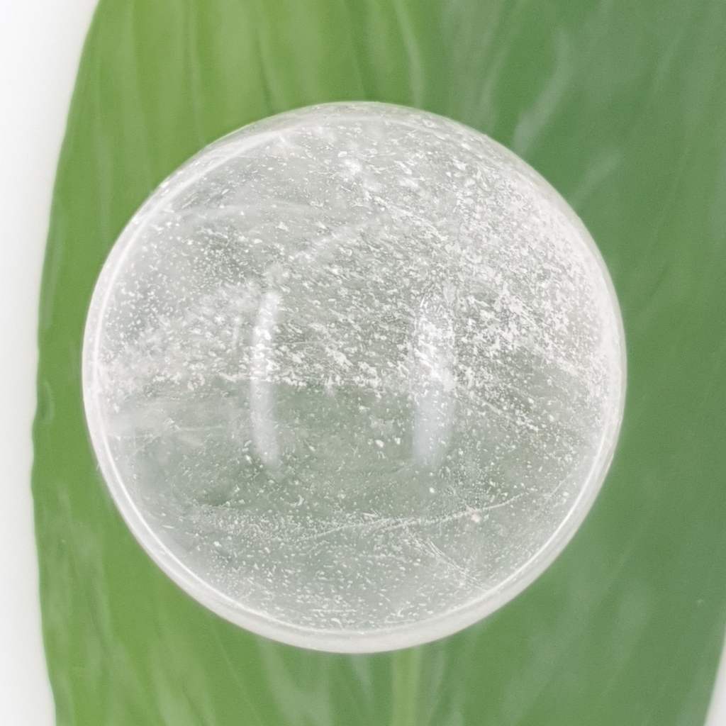 clear quartz crystal sphere