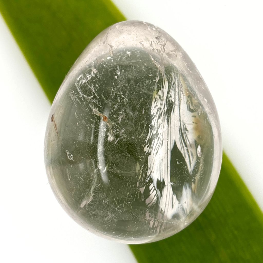 clear quartz crystal egg