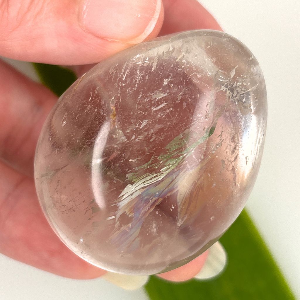 clear quartz crystal egg