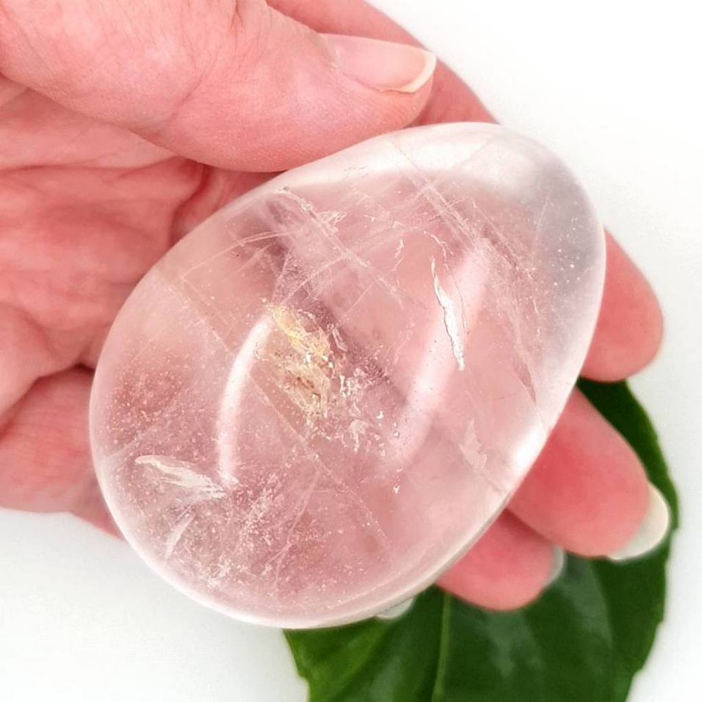 Crystal Egg Clear Quartz Polished Natural Gemstone Powerful Healing Reiki Meditation Massage