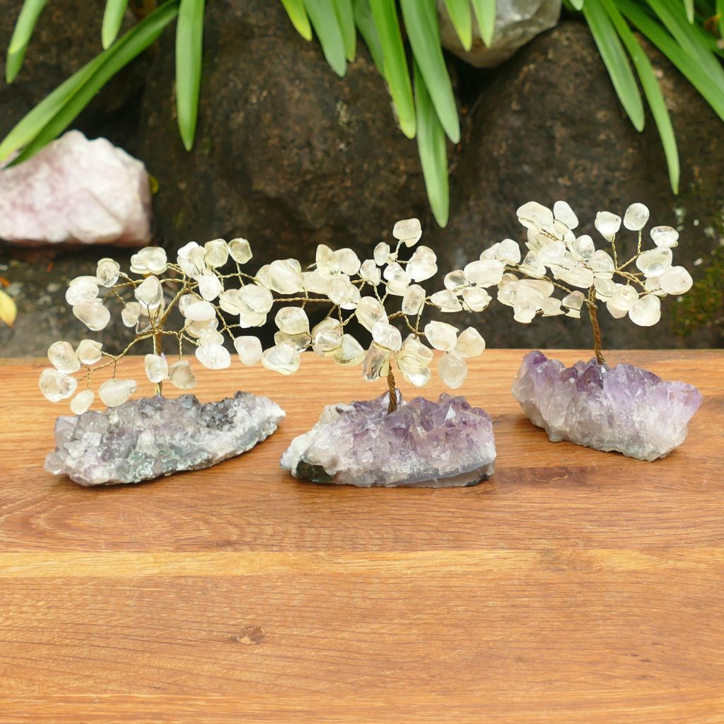 Clear Quartz Crystal Gem Trees | Earth Inspired Gifts
