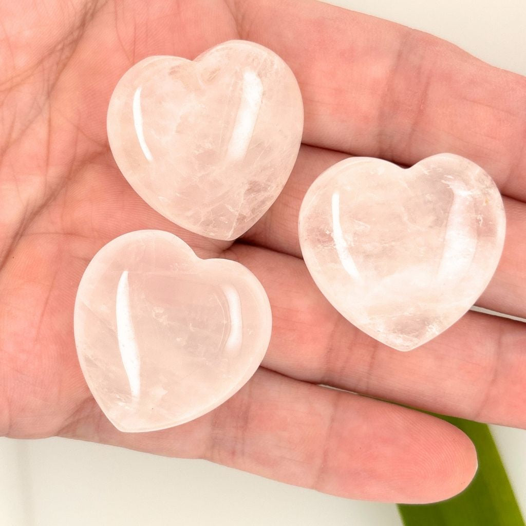 Clear Quartz Crystal Heart Unique Gift Idea