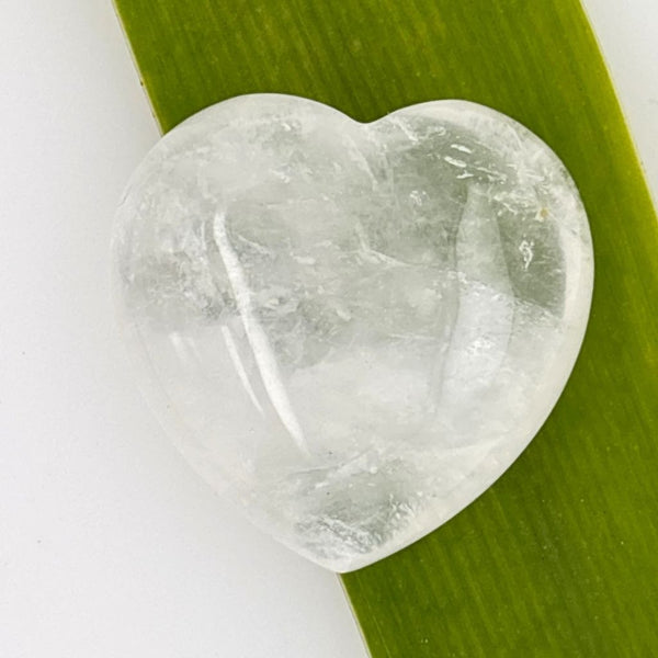 Clear Quartz Crystal Hearts - Small Hearts 30mm