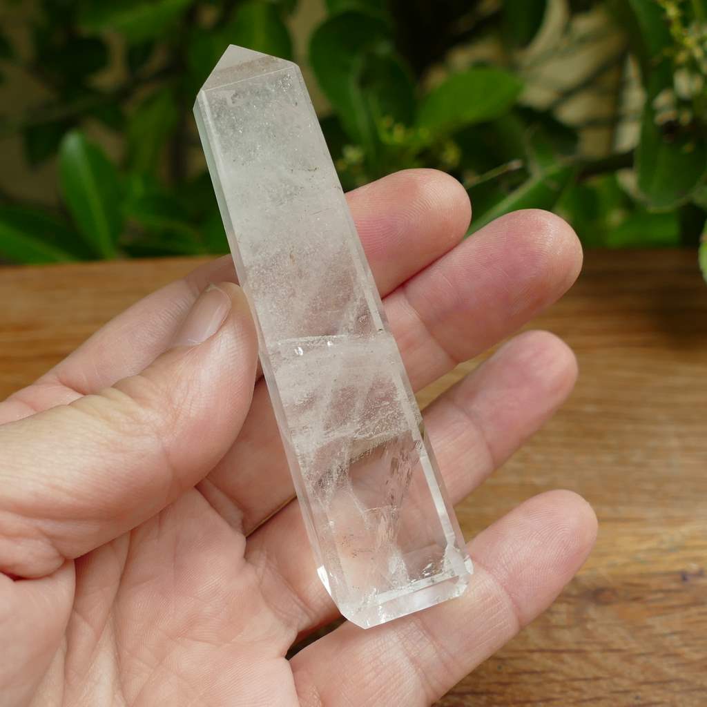 clear quartz obelisk