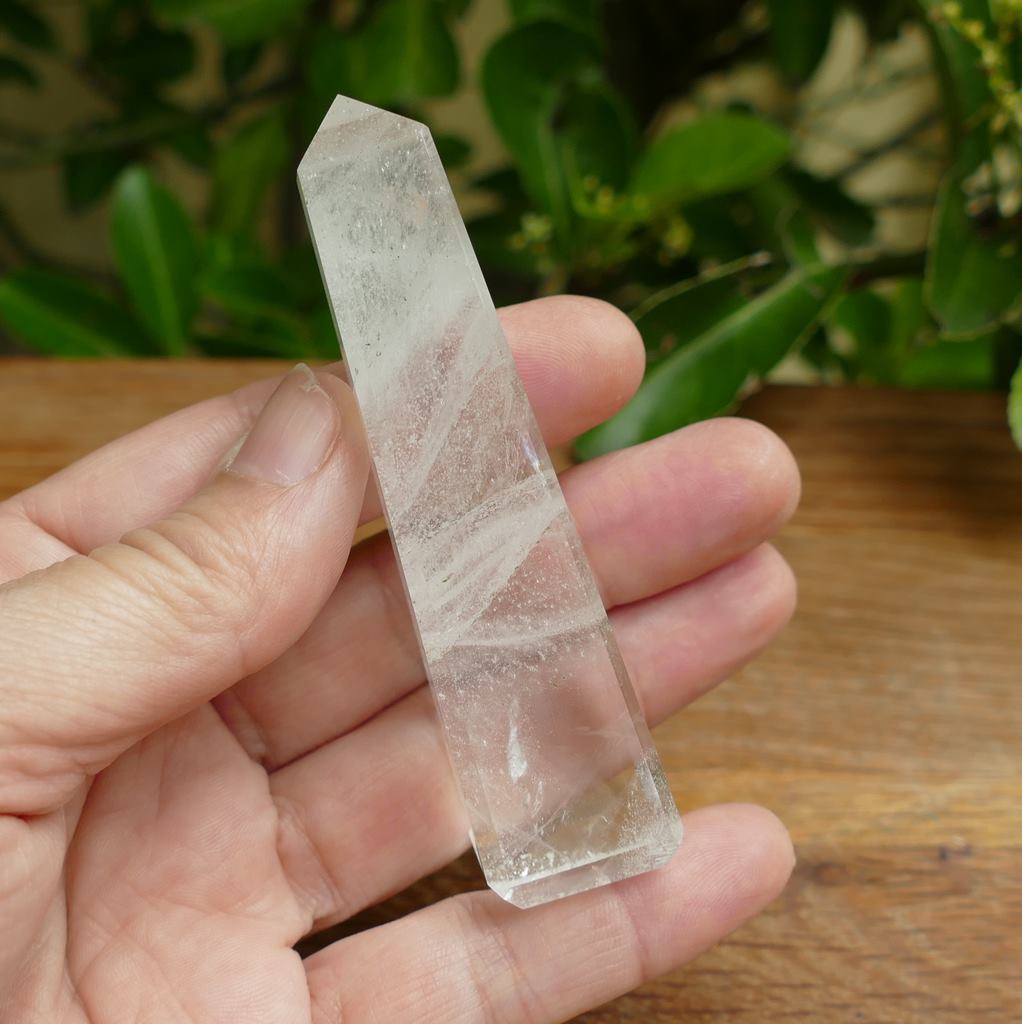 clear quartz obelisk