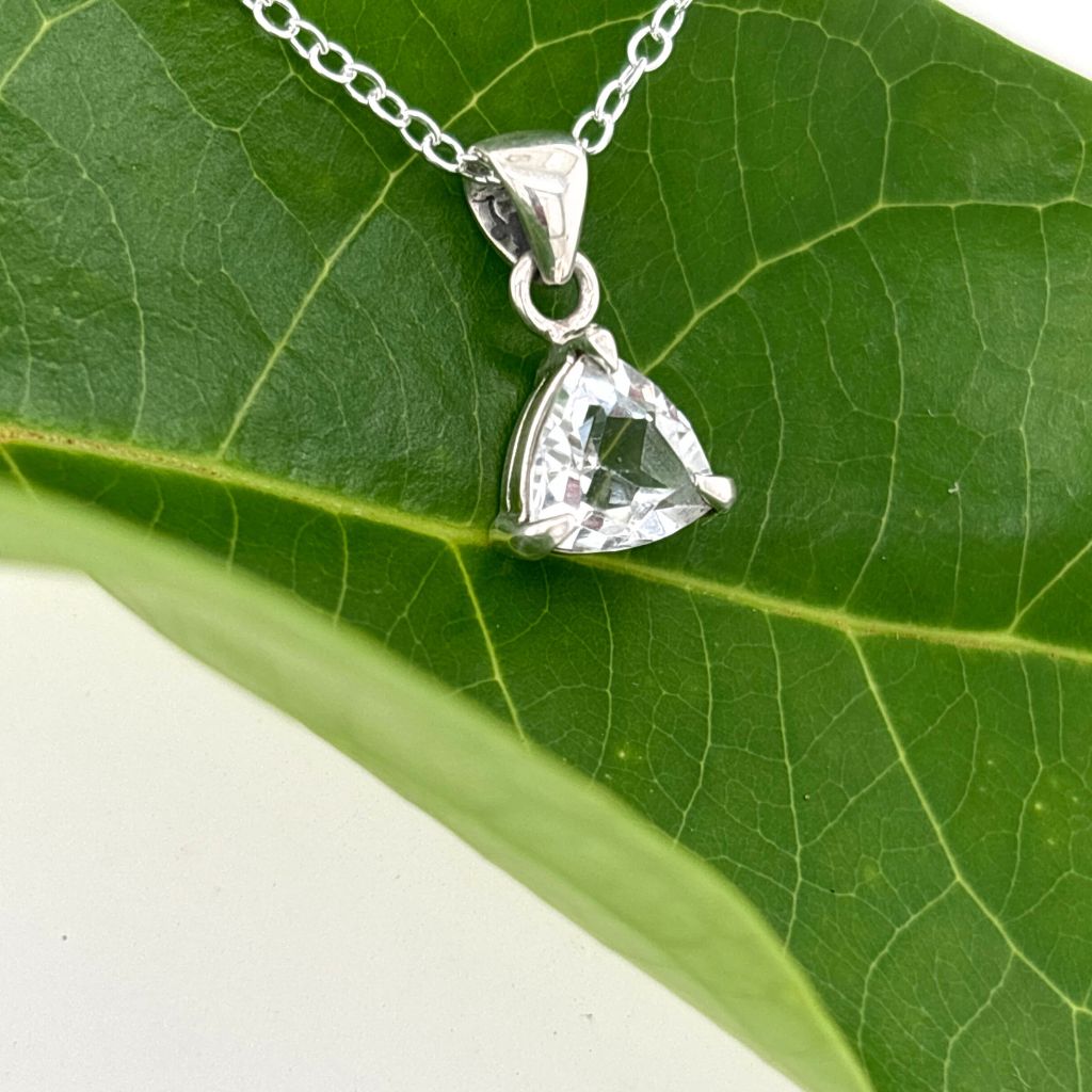 clear quartz pendant