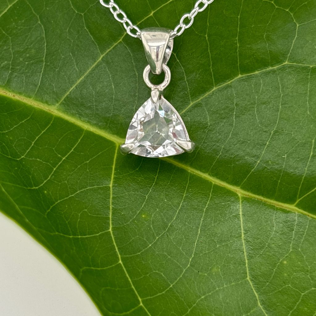 clear quartz pendant