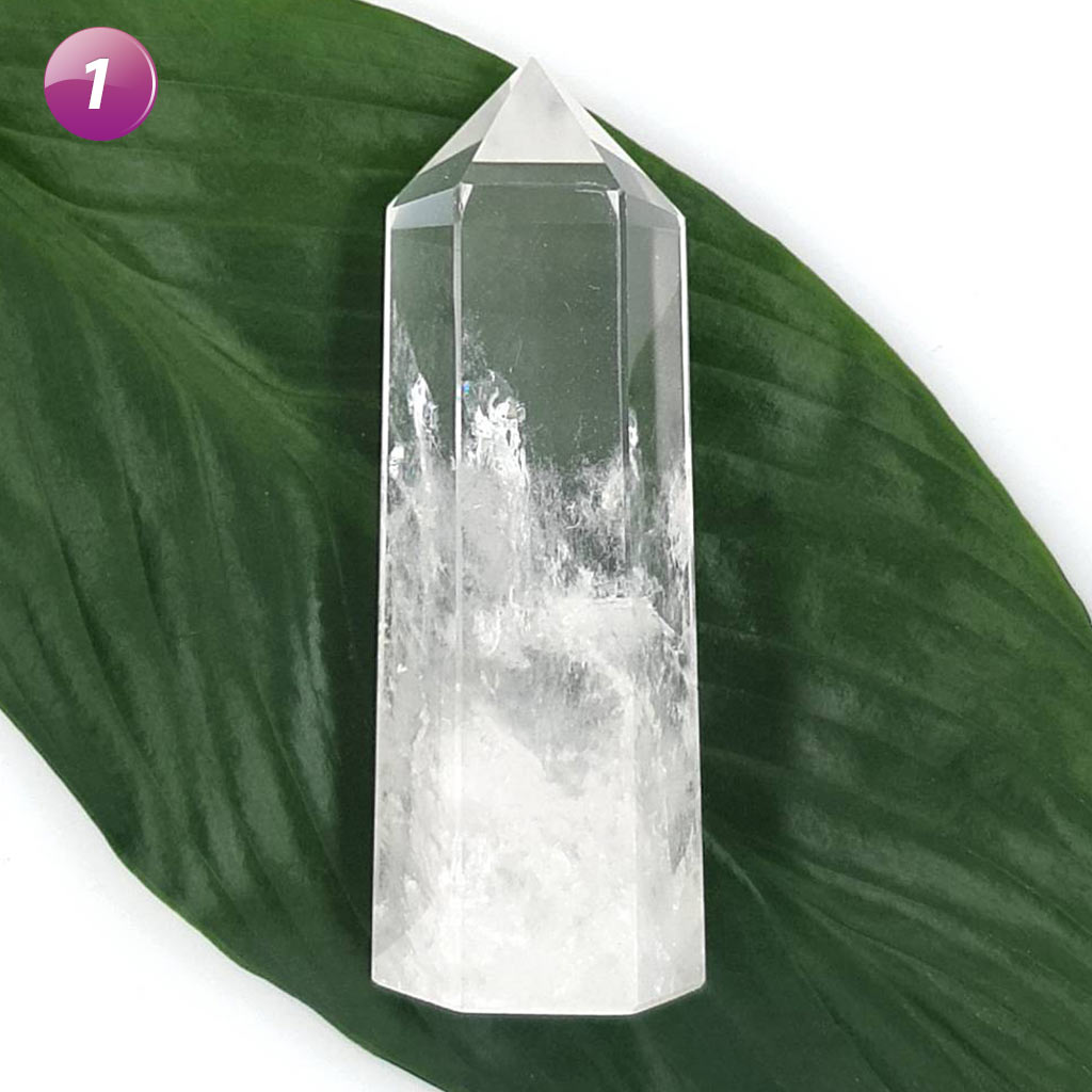Clear Quartz Points: Use for Crystal Healing, Reiki & Massage
