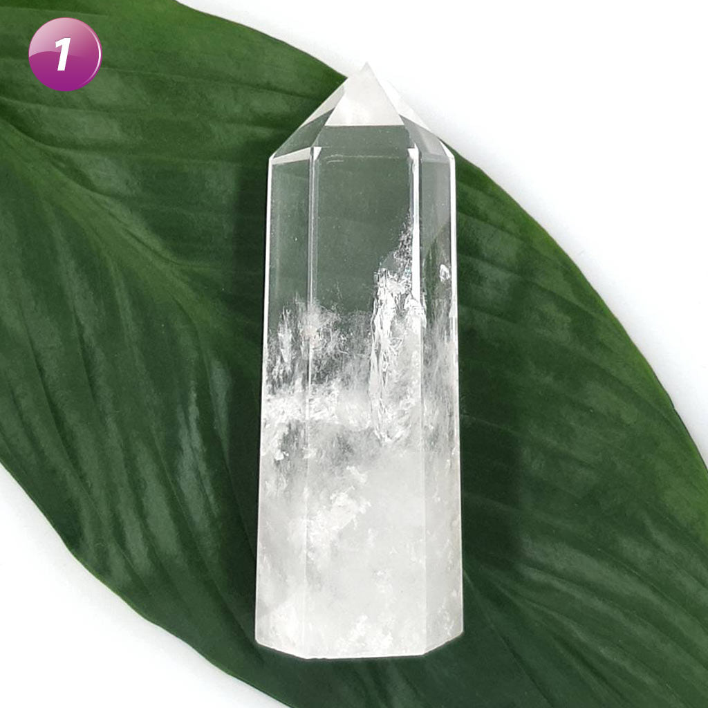 Clear Quartz Points: Use for Crystal Healing, Reiki & Massage