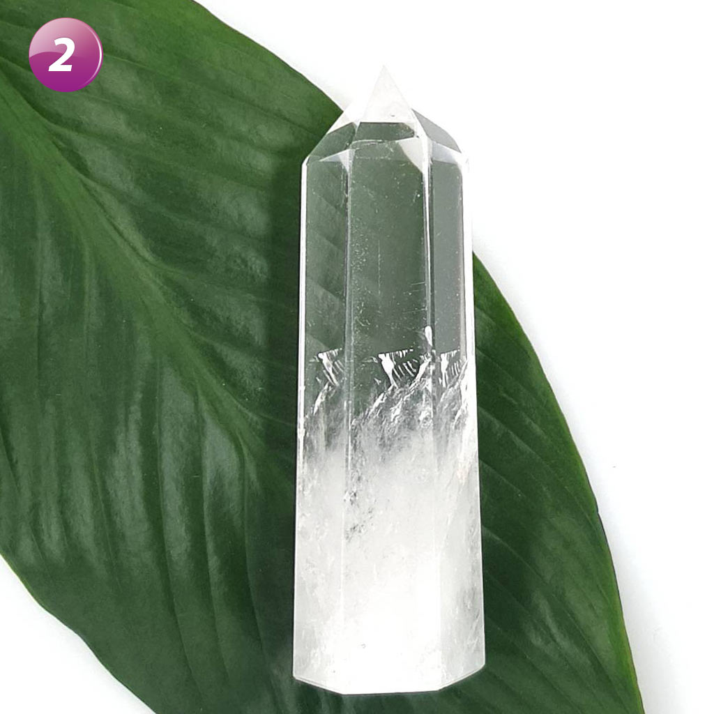 Clear Quartz Points: Use for Crystal Healing, Reiki & Massage
