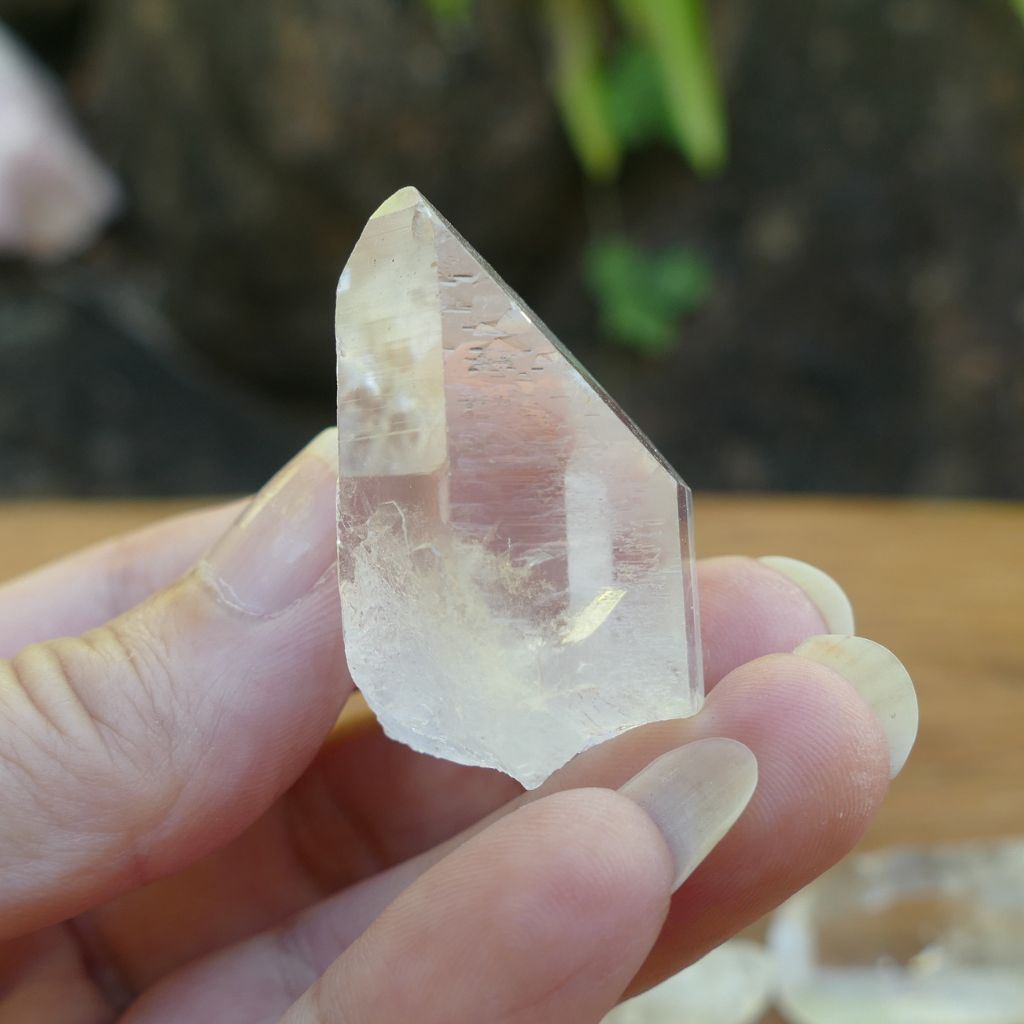 clear quartz rough natural points