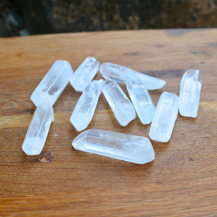 clear quartz single point