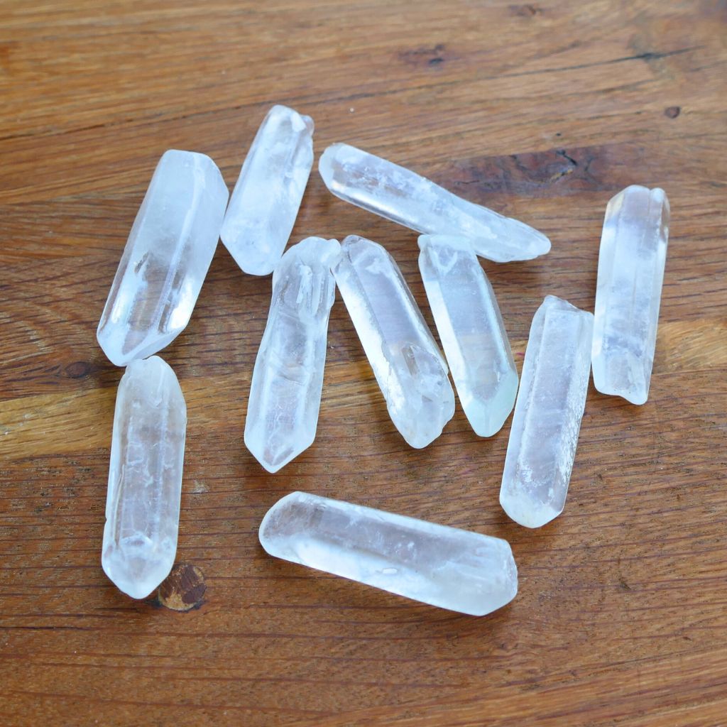 clear quartz single point