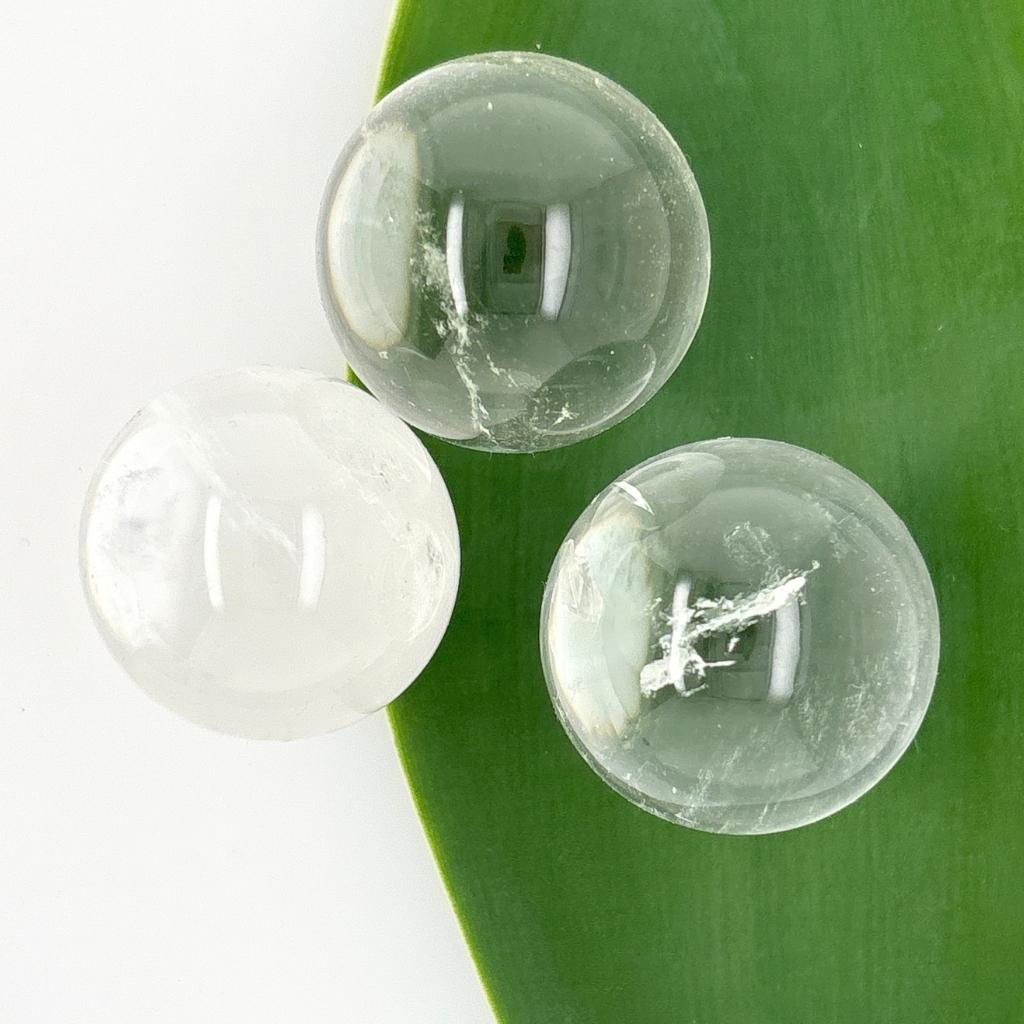 28mm Clear Quartz crystal sphere polished natural quartz ball