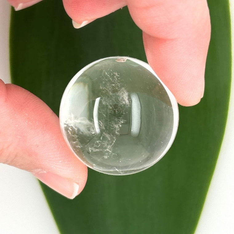 28mm Clear Quartz crystal sphere polished natural quartz ball