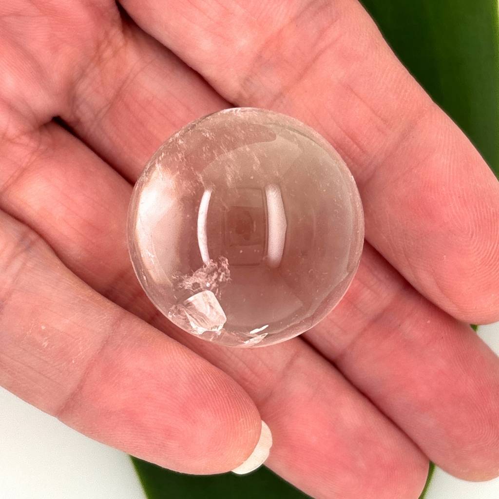 28mm Clear Quartz crystal sphere polished natural quartz ball