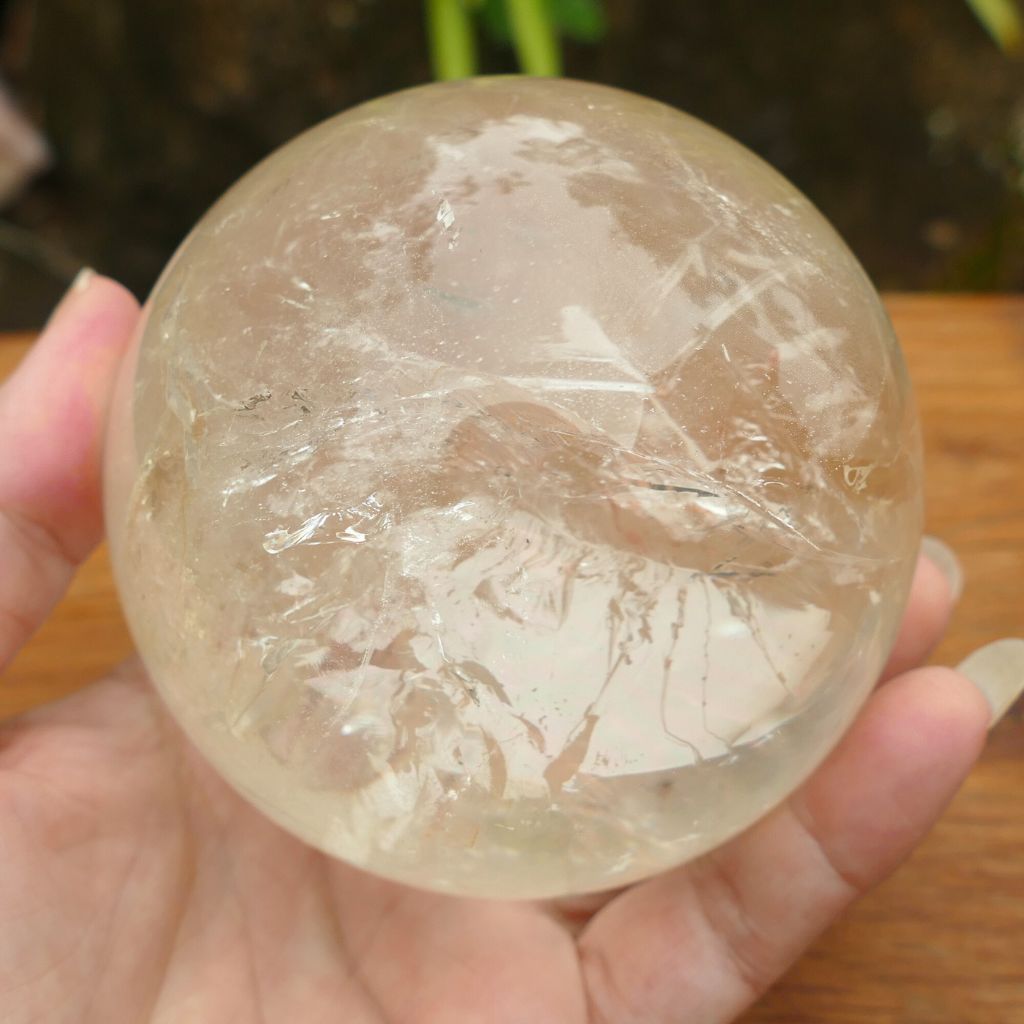 clear quartz sphere