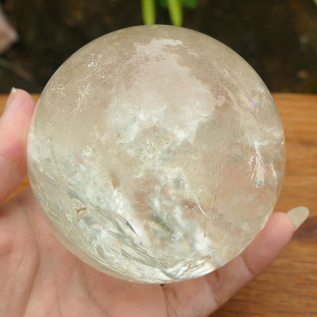 clear quartz sphere