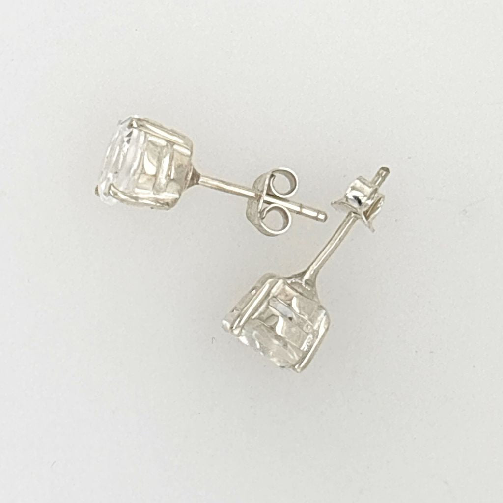 Clear Quartz Earrings Stud | Earth Inspired Gifts